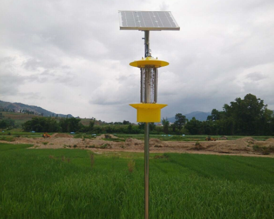 云飛太陽(yáng)能殺蟲(chóng)燈用于農(nóng)田除蟲(chóng)管理